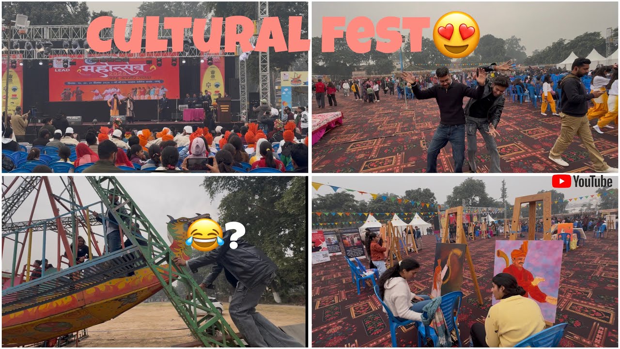 Cultural festival at at GGM science college😍