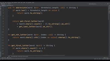 Writing an abbreviator library in Rust