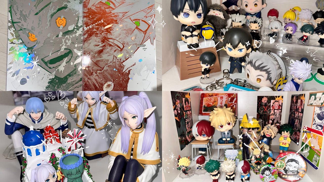 [오타쿠 브이로그] 도쿄 오타쿠 하울 & 덕질존 꾸미기 | 히로아카 원화전 | 하이큐 | 프리렌 | 헌터x헌터 | 랜덤깡 | 피규어깡 | 가챠깡 