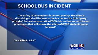 Bus Drives Through Flood