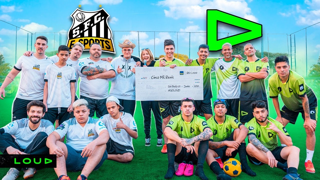 FUTEBOL DA LOUD vs SANTOS VALENDO R$ 5.000!!