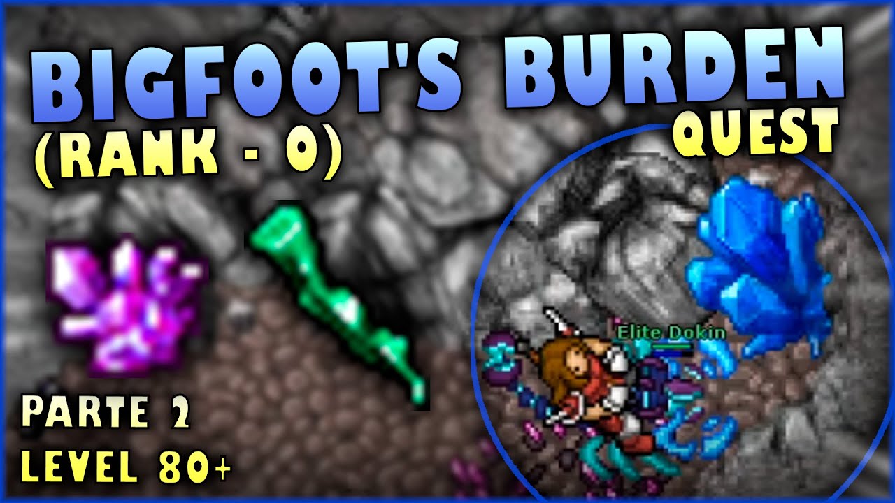 Tibia Warzone 1 Bigfoot's Burden Quest Deathstrike 