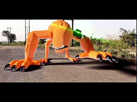 Ben 10 Wildmutt Transformation In REAL LIFE !!!! | Ben 10 VS Alien |