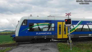 železniční přejezd Bezděkov u Klatov - P847 / 15.04.2024 / Czech railroad crossing