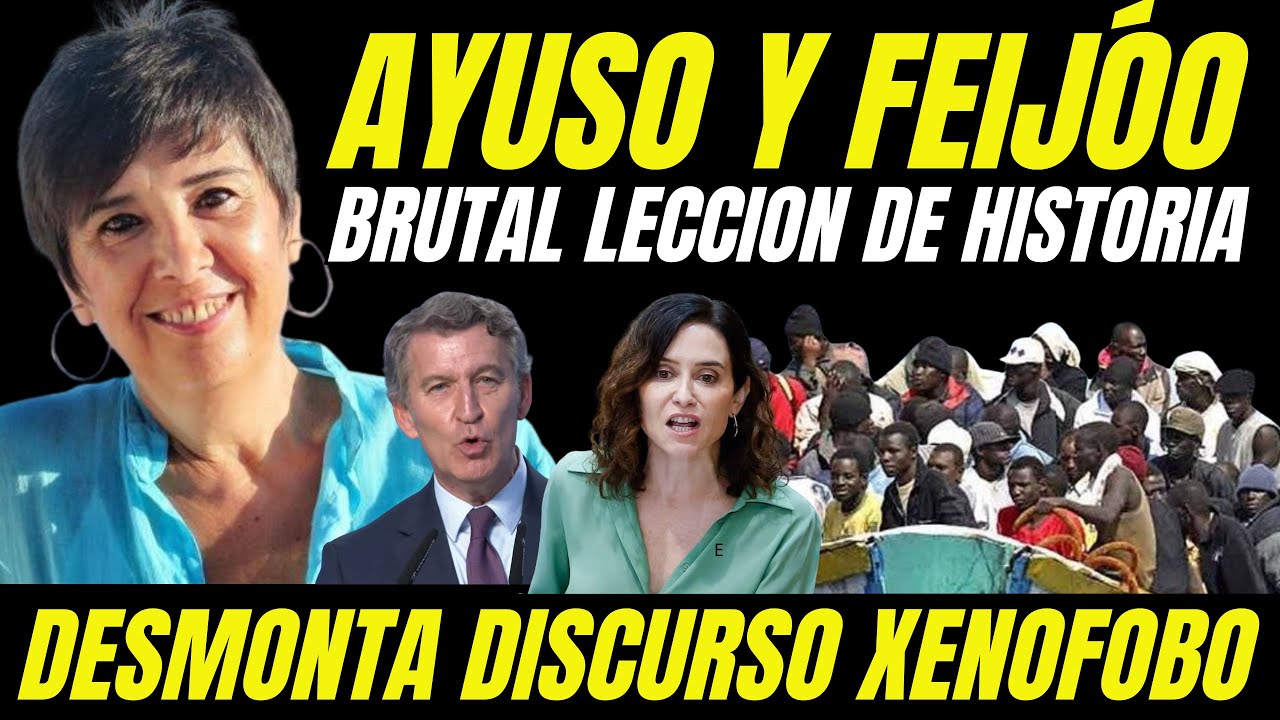 BRUTAL BOFETADA A FEIJÓO Y AYUSO "LECCIÓN DE HISTORIA DE NIEVES CONCOSTRINA"