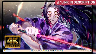 Kokushibo 4K Wallpaper - Demon Slayer Kimetsu No Yaiba For Pc