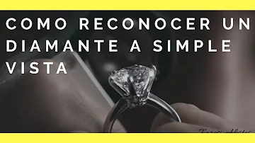 ¿Como luce un diamante real?