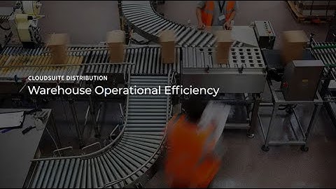 CloudSuite Distribution Warehouse Operational Efficiency