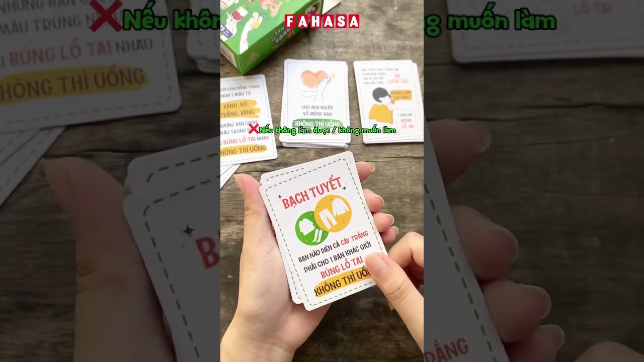 Boardgame Làm Hay Uống – Drinking Card Game #shorts #fahasa