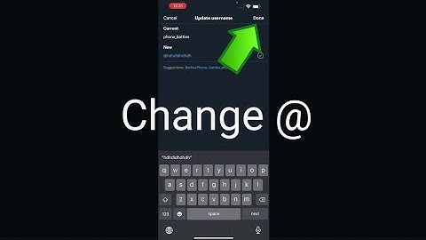 How to Change Twitter @ Handle Name (Easy)