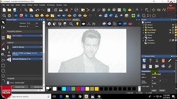 How Create V-Bit Texture on Images in  Artcam 2018 | By- GS Zone