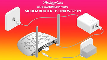 Como Configurar un Nuevo Modem Router tp-link W8961N desde un telefono