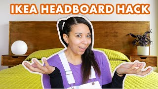 MidCentury Modern Headboard IKEA Hack