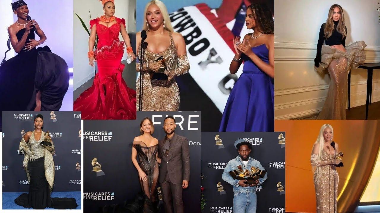 Red Carpet Dresses From 67th Grammy Awards 2025. - YouTube