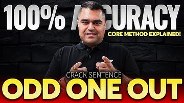CAT 2025 Must-Watch! Crack Sentence Odd One Out with 100% Accuracy | "CORE" Method Explained