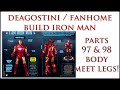 Iron Man Fanhome Parts 97 &amp; 98, No Longer Legless &amp; With More Body