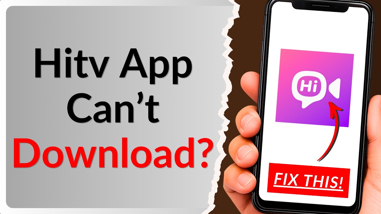 How To Fix Hitv App Can’t Download Issue (2026 Full Guide) - YouTube