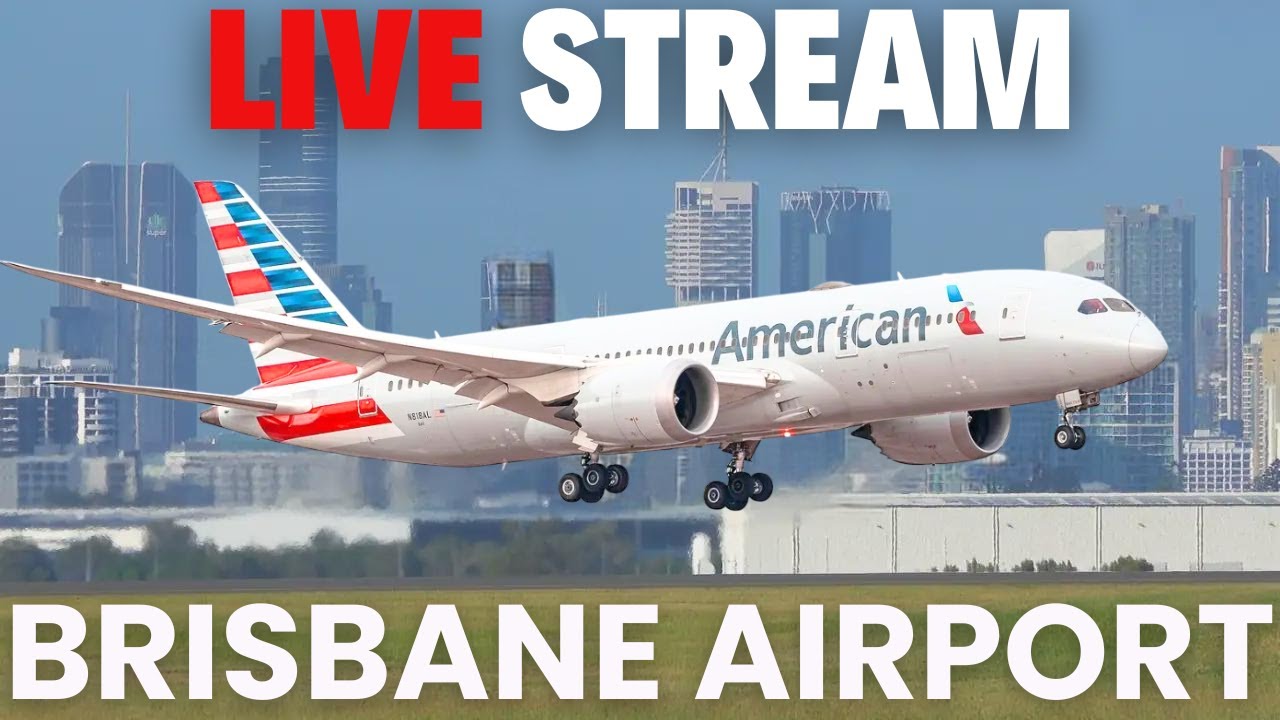 🔴LIVE BRISBANE Airport Australia Plane Spotting ✈️ Sunday MORNING RUSH