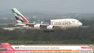 🔴LIVE BRISBANE Airport Australia Plane Spotting ✈️ Sunday MORNING RUSH