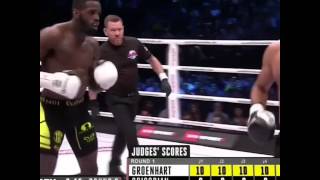 KICKBOXER gets attacked in the ring after a kickboxing knockout! INSANITY (Murthel Groenhart)