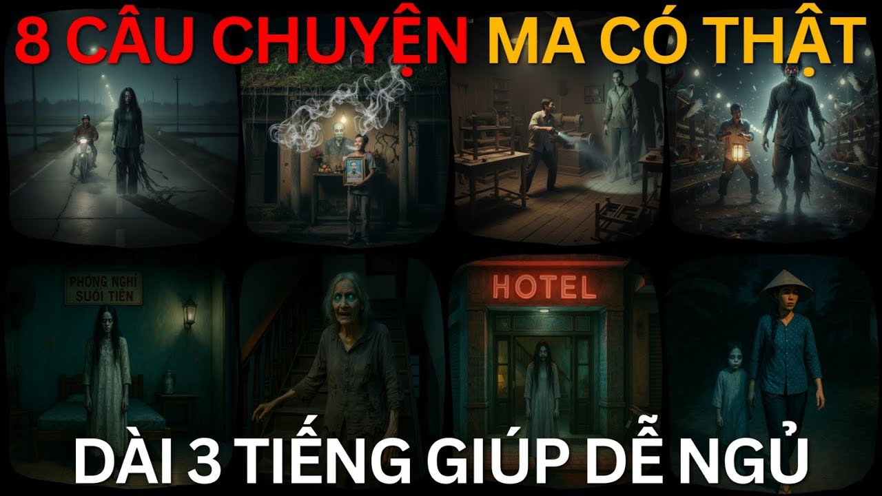 Tổng hợp 8 câu chuyện ma dài 3 tiếng giúp dễ ngủ