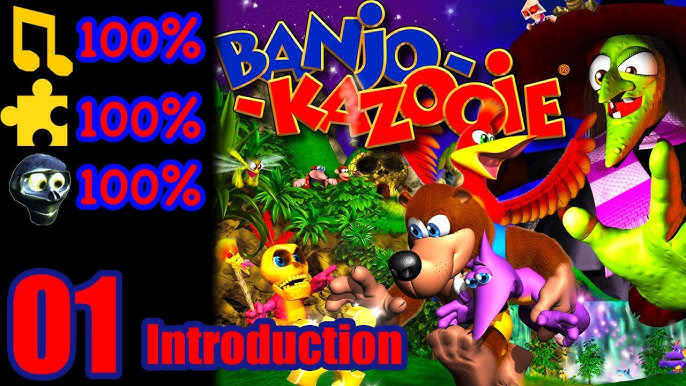 Banjo-Kazooie - Detonado PT-BR Pt. 01 - Spiral Mountain 