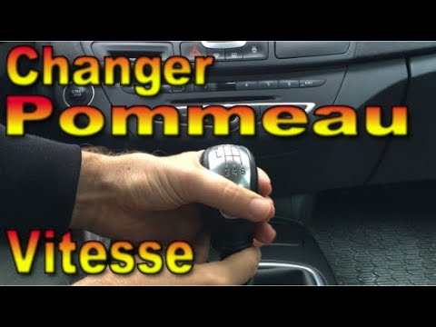 Changer le pommeau de levier de vitesse sur Renault Clio 3, Clio 4, Megane 2,  Laguna 2 - Tutoriel 