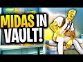 What Happens When BOSS MIDAS Goes INTO HIS OWN VAULT? | Fortnite Mythbusters