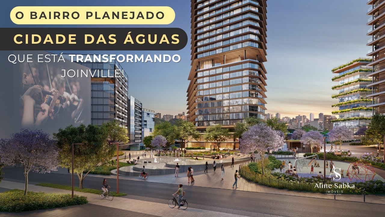 Conheça o Bairro Planejado Cidade das Águas em Joinville!