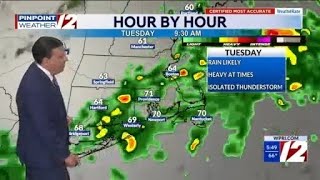 WPRI 12 Weather Forecast 6/22/26  Beneficial Rain