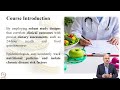 Nutritional Epidemiology A Way Towards a Healthy Life - Course Introduction