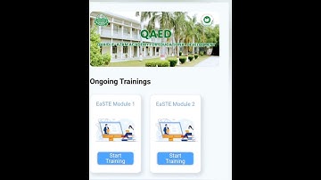 EaSTE Module Launched on  QAED App # Qaed. # Easte Module 1.  # Easte Module 2.