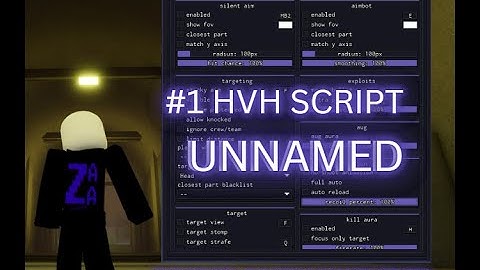 BEST da hood hvh script - UNNAMED ENHANCEMENTS - (NEW RAGEBOT)