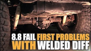 Welded Diff Ford 8.8 Finally Fails in Jeep Wrangler TJ | Best Case Scenario