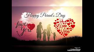 Happy Parents Day | Parents Day Gif What’s Up Status | Love You Dad & Mom