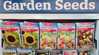 Tractor Supply Co. flower seeds are here for the 2025 garden season. GA/Zone 8a.