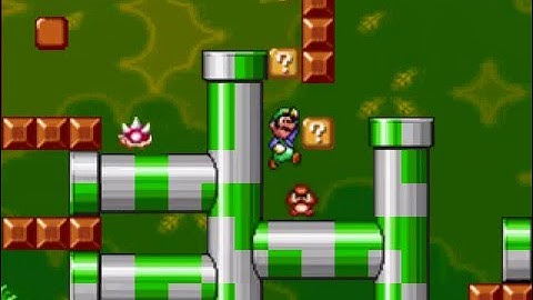 Super mario flash level editor: Weird pipes world!