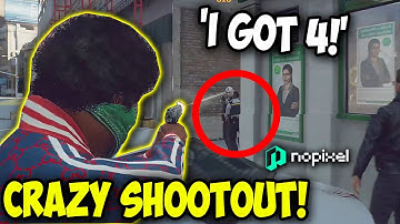 Taco & Chang Gang MASSIVE SHOOTOUT WITH THE COPS! | GTA 5 NoPixel RP