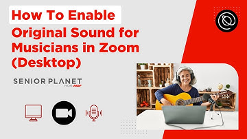 How To Enable Original Sound for Musicians in Zoom (Desktop)