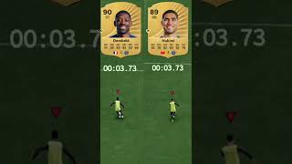Dembele vs Hakimi speed race #shorts