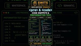 Code Snippets:  &  Tags | HTML5 Web Dev Course #23