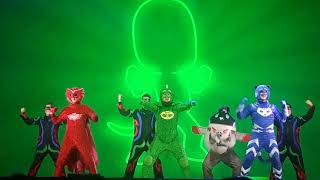 PJ Masks on stage Finale Feb 2019