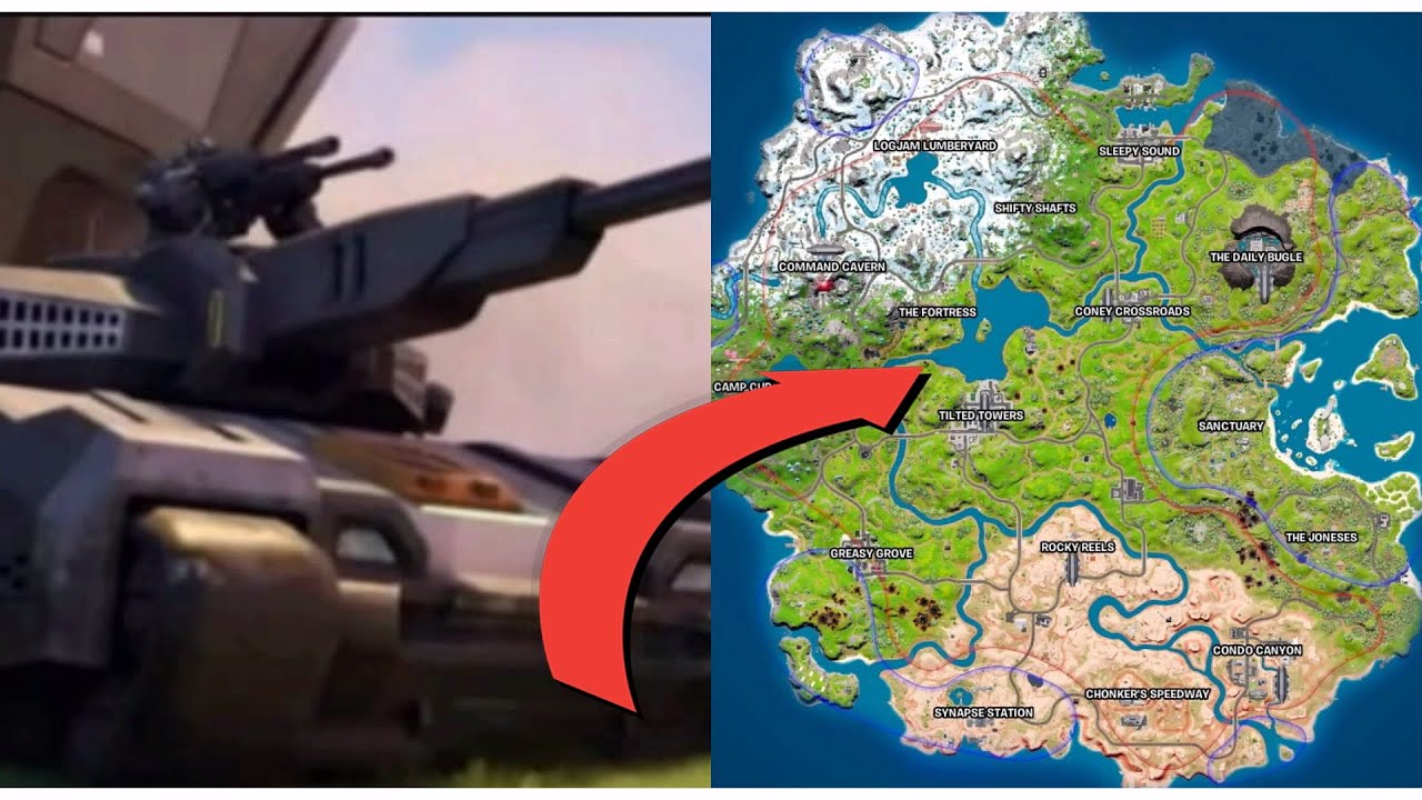 All Fortnite Tank Locations! (Where To Find IO Tanks In Fortnite Battle Royale) YouTube