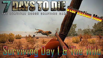7 Days to Die | Alpha 16 Starvation Mod | My First Go At Starvation Mod! | A16 s3 ep1 MP gameplay