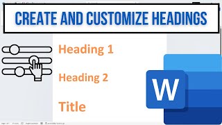 How to Create and Customize Headings in MS Word