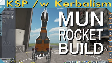 Mun Rocket Build | Stream pt. 1/3 (KSP 1.11.2)