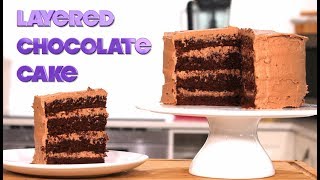 How to Make the Most Amazing Chocolate Cake with Milk Chocolate Frosting