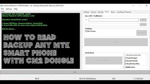 HOW TO READ BACKUP ANY MTK SMART PHONE WITH CM2 DONGLE   YouTube