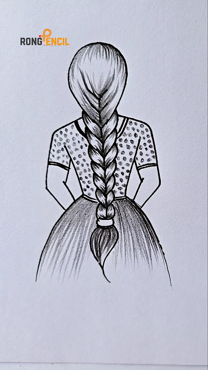 How to draw girl | Easy girl drawing | Girl Drawing easy technique | #drawing #shorts #girl