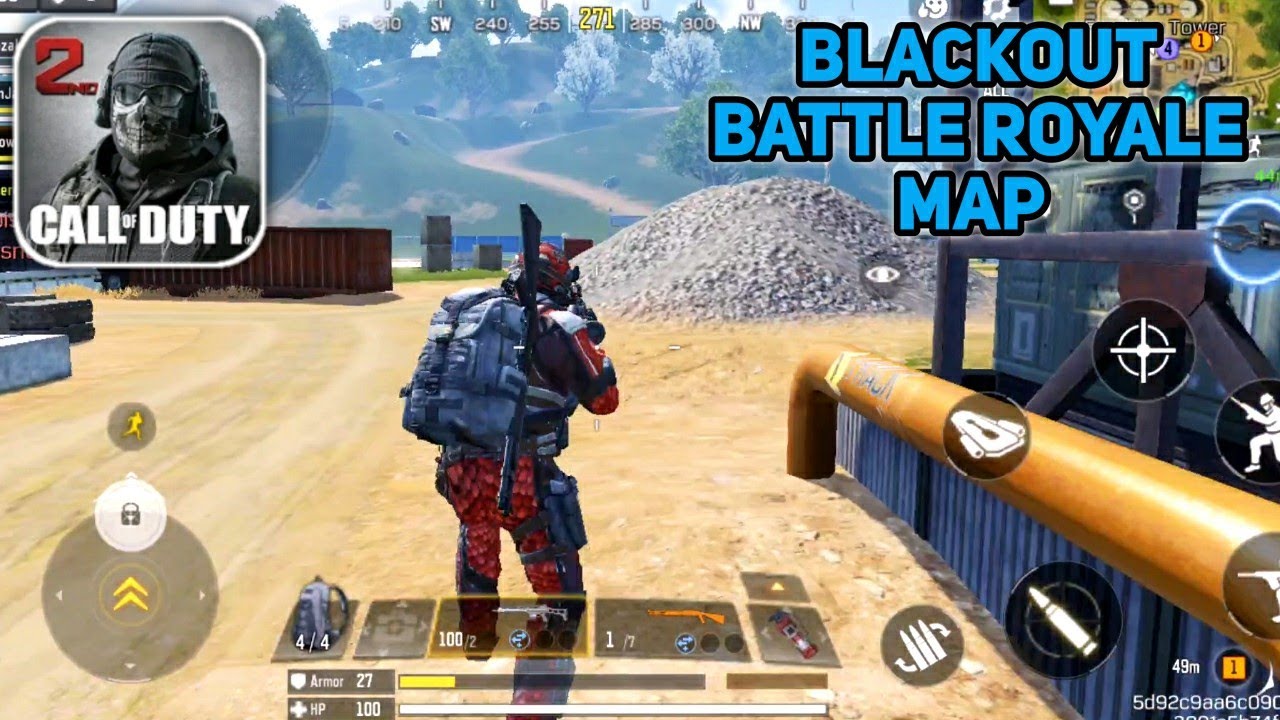 Call Of Duty Mobile (Blackout) Battle Royale Map Gameplay (Android,iOS)